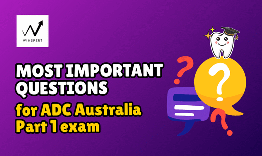 most important questions for adc australia exam parrt 1