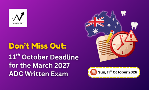 11 october adc exam deadline
